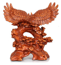 Load image into Gallery viewer, Chinese Feng Shui Lucky Wealth Eagle Home/Office Decor Sculpture Craft Living Room TV Cabinet Fortune Ornament Housewarming Gift