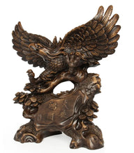Load image into Gallery viewer, Chinese Feng Shui Lucky Wealth Eagle Home/Office Decor Sculpture Craft Living Room TV Cabinet Fortune Ornament Housewarming Gift