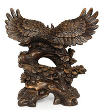 Load image into Gallery viewer, Chinese Feng Shui Lucky Wealth Eagle Home/Office Decor Sculpture Craft Living Room TV Cabinet Fortune Ornament Housewarming Gift