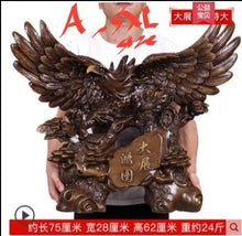 Load image into Gallery viewer, Chinese Feng Shui Lucky Wealth Eagle Home/Office Decor Sculpture Craft Living Room TV Cabinet Fortune Ornament Housewarming Gift