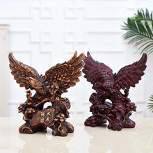 Load image into Gallery viewer, Chinese Feng Shui Lucky Wealth Eagle Home/Office Decor Sculpture Craft Living Room TV Cabinet Fortune Ornament Housewarming Gift