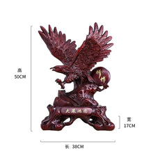 Load image into Gallery viewer, Chinese Feng Shui Lucky Wealth Great Wall Eagle Home/Office Decor Sculpture Craft Living Room TV Cabinet Fortune Ornament Housewarming Gift