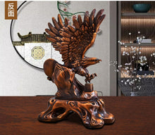 Load image into Gallery viewer, Chinese Feng Shui Lucky Wealth Great Wall Eagle Home/Office Decor Sculpture Craft Living Room TV Cabinet Fortune Ornament Housewarming Gift