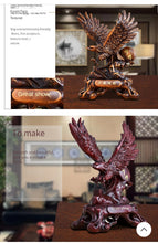 Load image into Gallery viewer, Chinese Feng Shui Lucky Wealth Great Wall Eagle Home/Office Decor Sculpture Craft Living Room TV Cabinet Fortune Ornament Housewarming Gift