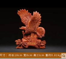 Load image into Gallery viewer, Chinese Feng Shui Lucky Wealth Eagle Home/Office Decor Sculpture Craft Living Room TV Cabinet Fortune Ornament Housewarming Gift