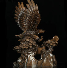 Load image into Gallery viewer, Chinese Feng Shui Lucky Wealth Eagle Home/Office Decor Sculpture Craft Living Room TV Cabinet Fortune Ornament Housewarming Gift