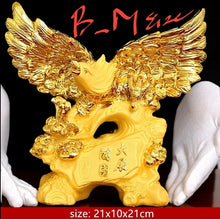 Load image into Gallery viewer, Chinese Feng Shui Lucky Wealth Great Wall Eagle Home/Office Decor Sculpture Craft Living Room TV Cabinet Fortune Ornament Housewarming Gift