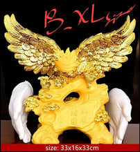 Load image into Gallery viewer, Chinese Feng Shui Lucky Wealth Great Wall Eagle Home/Office Decor Sculpture Craft Living Room TV Cabinet Fortune Ornament Housewarming Gift