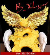 Load image into Gallery viewer, Chinese Feng Shui Lucky Wealth Great Wall Eagle Home/Office Decor Sculpture Craft Living Room TV Cabinet Fortune Ornament Housewarming Gift