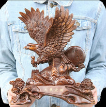 Load image into Gallery viewer, Chinese Feng Shui Lucky Wealth Great Wall Eagle Home/Office Decor Sculpture Craft Living Room TV Cabinet Fortune Ornament Housewarming Gift