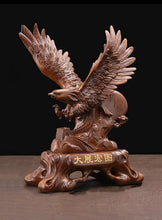 Load image into Gallery viewer, Chinese Feng Shui Lucky Wealth Great Wall Eagle Home/Office Decor Sculpture Craft Living Room TV Cabinet Fortune Ornament Housewarming Gift