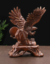 Load image into Gallery viewer, Chinese Feng Shui Lucky Wealth Great Wall Eagle Home/Office Decor Sculpture Craft Living Room TV Cabinet Fortune Ornament Housewarming Gift
