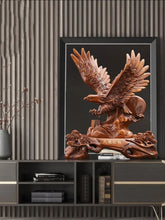 Load image into Gallery viewer, Chinese Feng Shui Lucky Wealth Great Wall Eagle Home/Office Decor Sculpture Craft Living Room TV Cabinet Fortune Ornament Housewarming Gift
