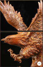 Load image into Gallery viewer, Chinese Feng Shui Lucky Wealth Great Wall Eagle Home/Office Decor Sculpture Craft Living Room TV Cabinet Fortune Ornament Housewarming Gift