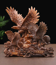 Load image into Gallery viewer, Chinese Feng Shui Lucky Wealth Great Wall Eagle Home/Office Decor Sculpture Craft Living Room TV Cabinet Fortune Ornament Housewarming Gift
