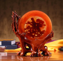 Load image into Gallery viewer, Chinese Feng Shui Lucky Wealth Bogu Frame Statue Home/Office Decor Sculpture Craft Living Room TV Cabinet Fortune Ornament Housewarming Gift