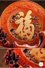 Load image into Gallery viewer, Chinese Feng Shui Lucky Wealth Bogu Frame Statue Home/Office Decor Sculpture Craft Living Room TV Cabinet Fortune Ornament Housewarming Gift