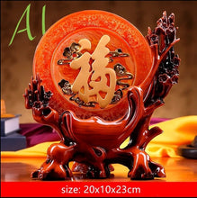 Load image into Gallery viewer, Chinese Feng Shui Lucky Wealth Bogu Frame Statue Home/Office Decor Sculpture Craft Living Room TV Cabinet Fortune Ornament Housewarming Gift