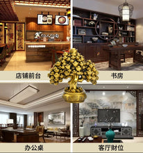 Load image into Gallery viewer, Chinese Feng Shui Lucky Wealth Money Gold Statue Home/Office Decor Sculpture Craft Living Room TV Cabinet Fortune Ornament Housewarming Gift