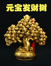 Load image into Gallery viewer, Chinese Feng Shui Lucky Wealth Money Gold Statue Home/Office Decor Sculpture Craft Living Room TV Cabinet Fortune Ornament Housewarming Gift