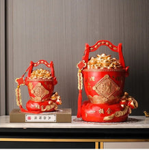 Load image into Gallery viewer, Chinese Feng Shui Lucky Wealth Gold Money Bag Ingot Statue Home/Office Decor Sculpture Craft Living Room TV Cabinet Fortune Ornament Housewarming Gift