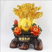 Load image into Gallery viewer, Chinese Feng Shui Lucky Wealth Cabbage Statue Home/Office Decor Sculpture Craft Living Room TV Cabinet Fortune Ornament Housewarming Gift
