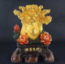 Load image into Gallery viewer, Chinese Feng Shui Lucky Wealth Cabbage Statue Home/Office Decor Sculpture Craft Living Room TV Cabinet Fortune Ornament Housewarming Gift
