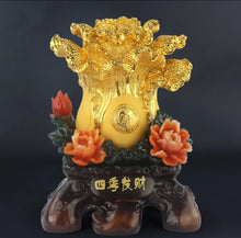 Load image into Gallery viewer, Chinese Feng Shui Lucky Wealth Cabbage Statue Home/Office Decor Sculpture Craft Living Room TV Cabinet Fortune Ornament Housewarming Gift