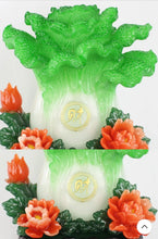 Load image into Gallery viewer, Chinese Feng Shui Lucky Wealth Cabbage Statue Home/Office Decor Sculpture Craft Living Room TV Cabinet Fortune Ornament Housewarming Gift