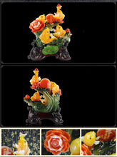 Load image into Gallery viewer, Chinese Feng Shui Lucky Wealth Gold Fish Statue Home/Office Decor Sculpture Craft Living Room TV Cabinet Fortune Ornament Housewarming Gift