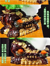 Load image into Gallery viewer, Chinese Feng Shui Lucky Wealth Money Gold Cabbage Statue Home/Office Decor Sculpture Craft Living Room TV Cabinet Fortune Ornament Housewarming Gift