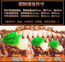 Load image into Gallery viewer, Chinese Feng Shui Lucky Wealth Money Gold Cabbage Statue Home/Office Decor Sculpture Craft Living Room TV Cabinet Fortune Ornament Housewarming Gift