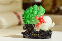 Load image into Gallery viewer, Chinese Feng Shui Lucky Wealth Money Gold Cabbage Statue Home/Office Decor Sculpture Craft Living Room TV Cabinet Fortune Ornament Housewarming Gift