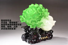 Load image into Gallery viewer, Chinese Feng Shui Lucky Wealth Money Gold Cabbage Statue Home/Office Decor Sculpture Craft Living Room TV Cabinet Fortune Ornament Housewarming Gift