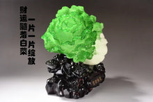 Load image into Gallery viewer, Chinese Feng Shui Lucky Wealth Money Gold Cabbage Statue Home/Office Decor Sculpture Craft Living Room TV Cabinet Fortune Ornament Housewarming Gift