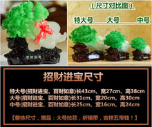 Load image into Gallery viewer, Chinese Feng Shui Lucky Wealth Money Gold Cabbage Statue Home/Office Decor Sculpture Craft Living Room TV Cabinet Fortune Ornament Housewarming Gift