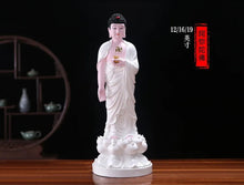 Load image into Gallery viewer, Chinese Feng Shui Lucky Wealth Gold Blessing Buddha Guanyin God Statues Home/Office Decor Sculpture Craft Living Room TV Cabinet Fortune Ornament Housewarming Gift