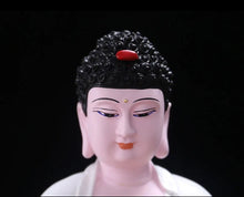 Load image into Gallery viewer, Chinese Feng Shui Lucky Wealth Gold Blessing Buddha Guanyin God Statues Home/Office Decor Sculpture Craft Living Room TV Cabinet Fortune Ornament Housewarming Gift