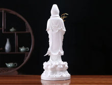 Load image into Gallery viewer, Chinese Feng Shui Lucky Wealth Gold Blessing Buddha Guanyin God Statues Home/Office Decor Sculpture Craft Living Room TV Cabinet Fortune Ornament Housewarming Gift
