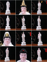Load image into Gallery viewer, Chinese Feng Shui Lucky Wealth Gold Blessing Buddha Guanyin God Statues Home/Office Decor Sculpture Craft Living Room TV Cabinet Fortune Ornament Housewarming Gift
