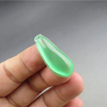 Load image into Gallery viewer, 10% OF- Certified Natural Icy Jadeite Emerald A*Jade Handcarved Lucky Blessing Melon Pendant A53