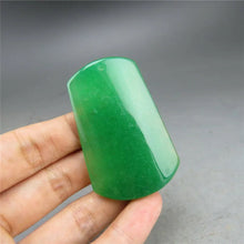 Load image into Gallery viewer, 10% OF- Certified Natural Icy Jadeite Emerald A*Jade Handcarved Lucky Blessing Pendant A265