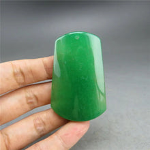 Load image into Gallery viewer, 10% OF- Certified Natural Icy Jadeite Emerald A*Jade Handcarved Lucky Blessing Pendant A265