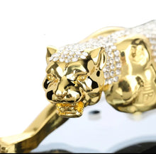 Load image into Gallery viewer, Chinese Feng Shui Wealth Lucky Leopard Statue Home/Office Decor Sculpture Craft Living Room TV Cabinet Fortune Ornament Housewarming Gift