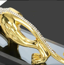 Load image into Gallery viewer, Chinese Feng Shui Wealth Lucky Leopard Statue Home/Office Decor Sculpture Craft Living Room TV Cabinet Fortune Ornament Housewarming Gift