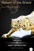 Load image into Gallery viewer, Chinese Feng Shui Wealth Lucky Leopard Statue Home/Office Decor Sculpture Craft Living Room TV Cabinet Fortune Ornament Housewarming Gift