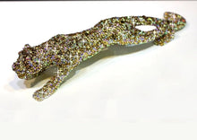 Load image into Gallery viewer, Chinese Feng Shui Wealth Lucky Bling Bling Gold/Silver Leopard Statue Home/Office Decor Sculpture Craft Living Room TV Cabinet Fortune Ornament Housewarming Gift