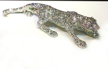 Load image into Gallery viewer, Chinese Feng Shui Wealth Lucky Bling Bling Gold/Silver Leopard Statue Home/Office Decor Sculpture Craft Living Room TV Cabinet Fortune Ornament Housewarming Gift