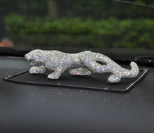 Load image into Gallery viewer, Chinese Feng Shui Wealth Bling Bling Gold/Silver Leopard/Jaguar Statue Home/Office Decor Sculpture Craft Living Room TV Cabinet Fortune Ornament Housewarming Gift