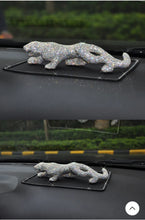Load image into Gallery viewer, Chinese Feng Shui Wealth Bling Bling Gold/Silver Leopard/Jaguar Statue Home/Office Decor Sculpture Craft Living Room TV Cabinet Fortune Ornament Housewarming Gift